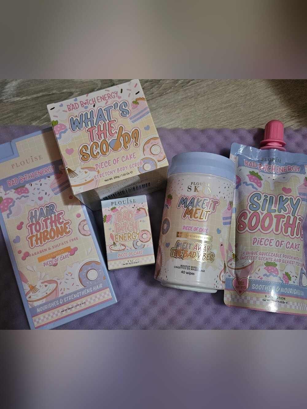 Plouise 'Piece of Cake' Skincare,shampoo